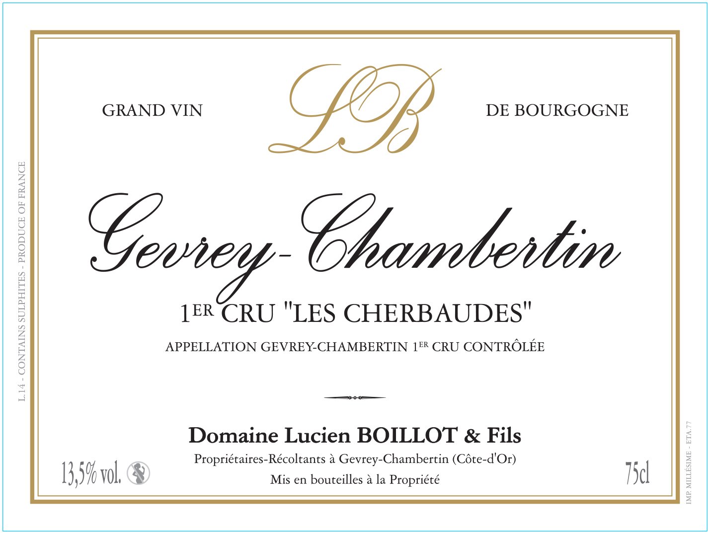 DOMAINE LUCIEN BOILLOT